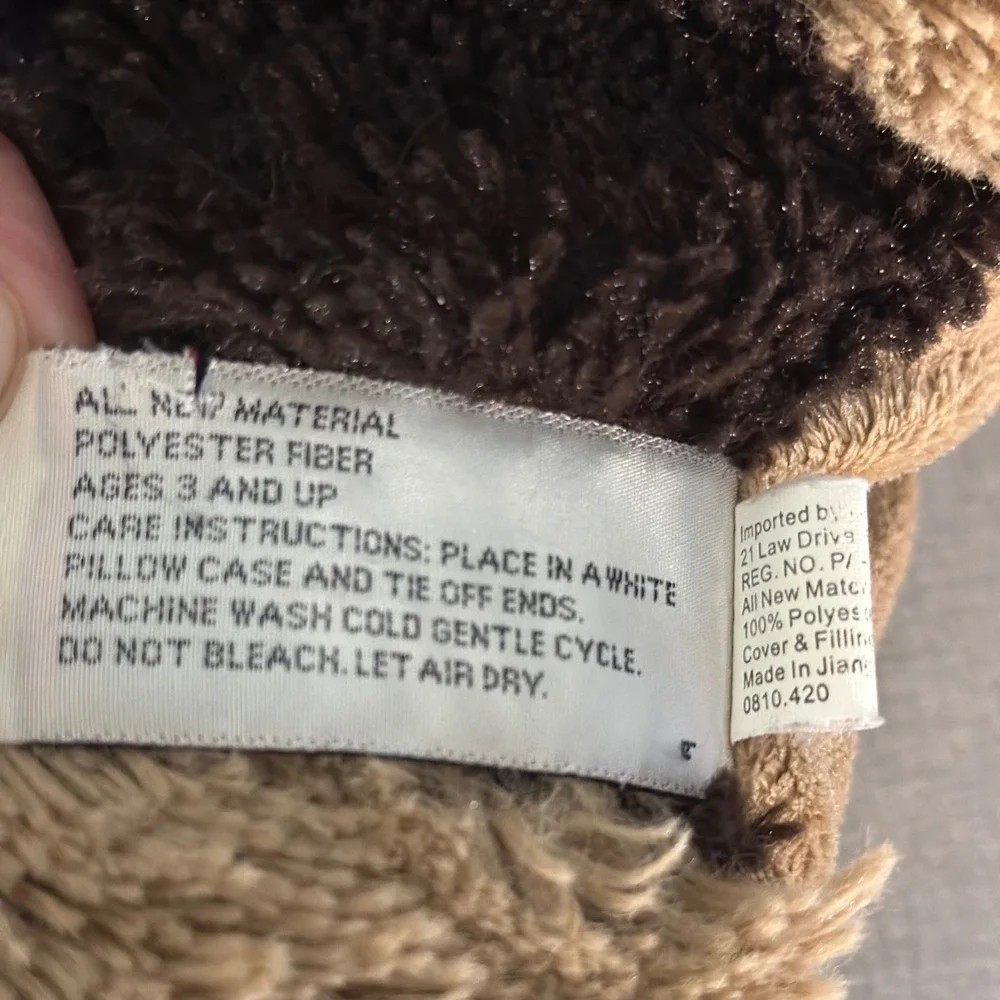 Pillow Pets Original Playful Puppy Brown Tan Dog Plush Folding Stuffed Animal 18
